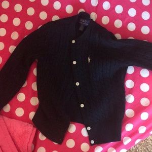 Polo cardigan blue 4t
